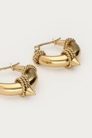 Oorringen Chunky ronde schakel, MyJewellery