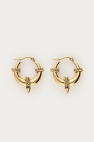 Oorringen Chunky ronde schakel, MyJewellery
