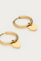 Oorringen met hartje, MyJewellery