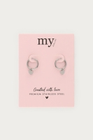 Oorringen met hartje, MyJewellery