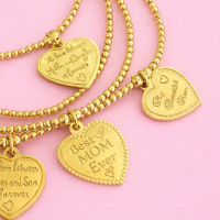 Armband Tiny Wishes Mom Gold, JoyJewlleryBali