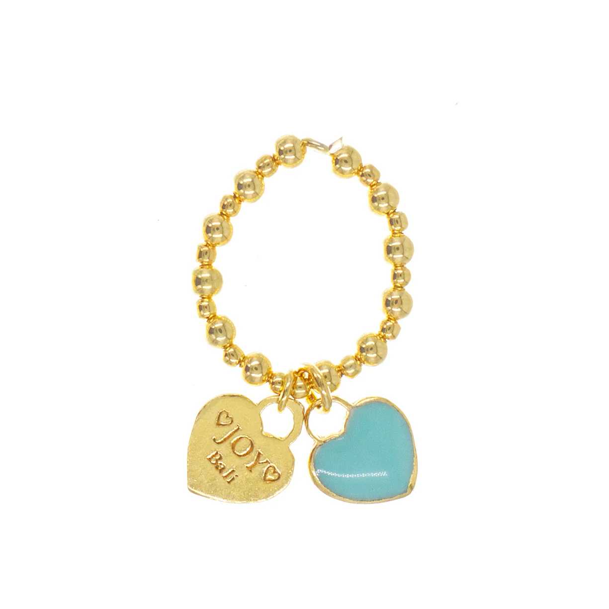 Ring Sandy Bay Resin Gold, JoyJewelleryBali