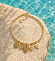 Enkelband Buzios Gold, JoyJewelleryBali