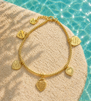 Enkelband Buzios No.5 Gold, JoyJewelleryBali