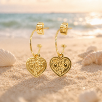 Oorbellen Bonita Goud, JoyJewelleryBali