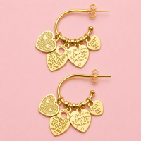 Oorbellen Mini Amar Gold, JoyJewelleryBali