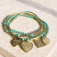 Armbanden Set3 Lugano Gold, JoyJewelleryBali