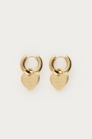 Oorringen Candy big heart, MyJewellery