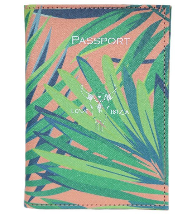 Paspoort hoesje Palm, Love ibiza