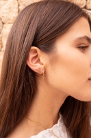 Oorringen met klein sterretje, MyJewellery