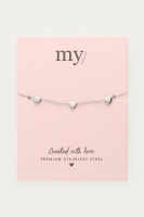 Armband met hartjes, MyJewellery