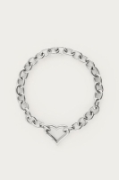 Schakelarmband met hartjes sluiting, MyJewellery