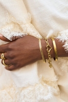 Schakelarmband met hartjes sluiting, MyJewellery