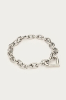 Schakelarmband met hartjes sluiting, MyJewellery