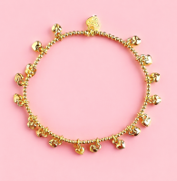Armband Holly Heart Goud, JoyJewelleryBali