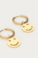 Oorringen met smiley, MyJewellery