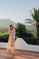 Long Dress Happy Fantasy – Orange, Isla Ibiza Bonita