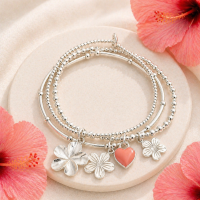 Armbanden Set Sicily Hibiscus, JoyJewelleryBali