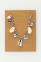 Island ketting met schelpen en bedels, MyJewellery