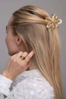 Gouden bloem haarclip, MyJewellery