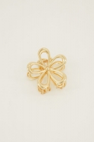 Gouden bloem haarclip, MyJewellery