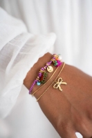 Art paarse touw armband tutti frutti, MyJewellery