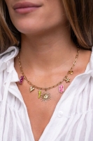 Sunrocks ketting met verschillende bedels, MyJewellery