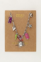 Sunrocks ketting met verschillende bedels, MyJewellery