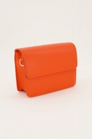 Oranje leather look crossbody tas, MyJewellery