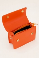 Oranje leather look crossbody tas, MyJewellery