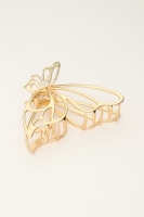 Gouden vlinder haarclip, MyJewellery