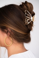 Gouden vlinder haarclip, MyJewellery