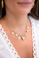 Schakelketting met multi bedels, MyJewellery