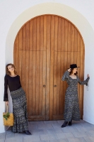 Maxi Rok Aztec Art – Zwart, Isla Ibiza Bonita