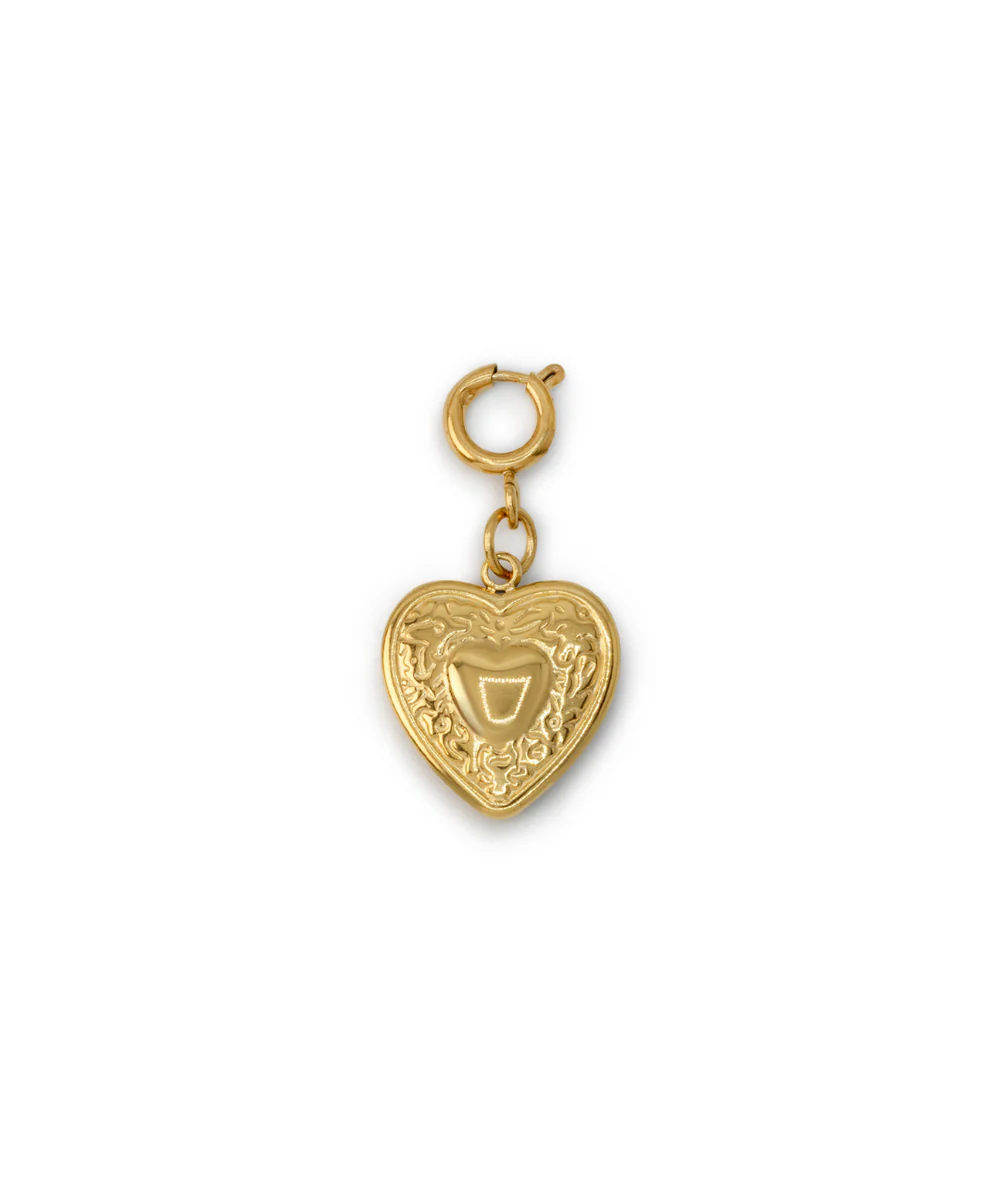 Heritage Heart Charm Small, Le veer