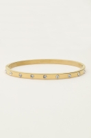 Bangle met transparante stenen, MyJewllery