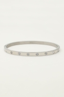 Bangle met transparante stenen, MyJewllery