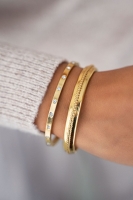 Bangle met transparante stenen, MyJewllery