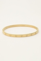 Bangle met gegraveerde hartjes, MyJewellery