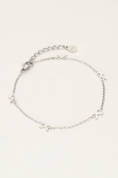 Minimalistische armband met mini strikjes, MyJewellery