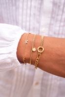 Minimalistische armband met mini strikjes, MyJewellery