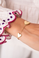 Armband met twee hartjes, MyJewellery