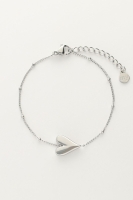 Armband met hartje en bolletjes, MyJewellery