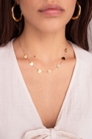 Minimalistische ketting met hartjes, MyJewellery