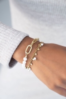 Armband met kleine munten en parels, MyJewelleey