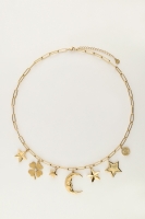 Starry schakelketting met bedels, MyJewellery