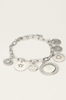 Starry schakel armband met munten, MyJewellery