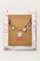 Starry bedel ketting met ster en kralen, MyJewellery