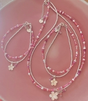 Set Gioa Blossom Pink, JoyJewelleryBali