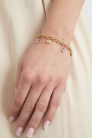 Charm bracelet with colored charms, Marcelina’s Pearls